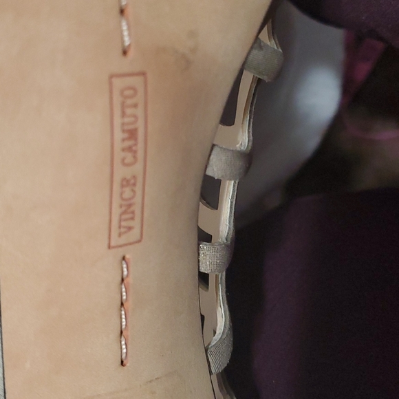 VINCE CAMUTO Open toe ankle booties shoes 6.5M (Ss28) - Picture 5 of 8